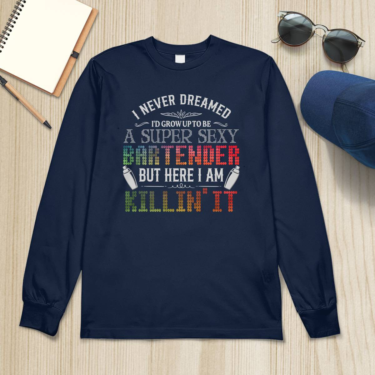 Awesome Bartender -T-Shirt-#F270924HERIM4FBARTZ4