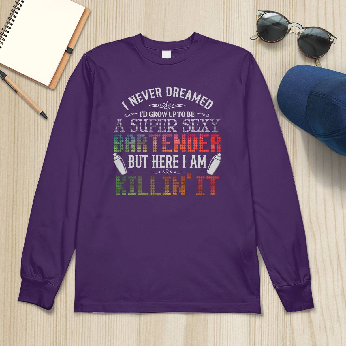 Awesome Bartender -T-Shirt-#F270924HERIM4FBARTZ4