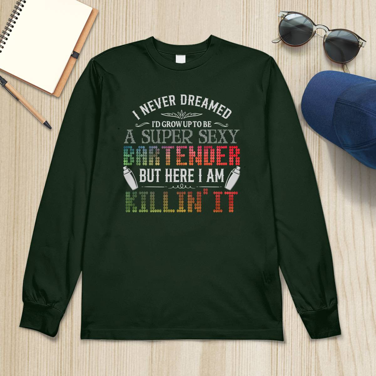 Awesome Bartender -T-Shirt-#F270924HERIM4FBARTZ4