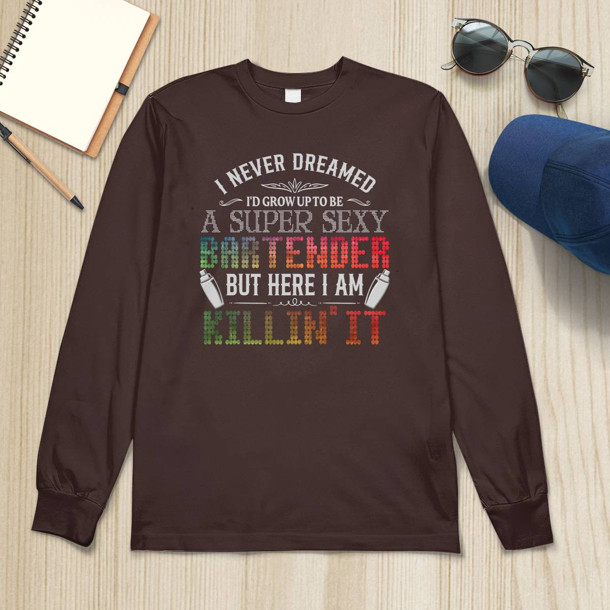 Awesome Bartender -T-Shirt-#F270924HERIM4FBARTZ4
