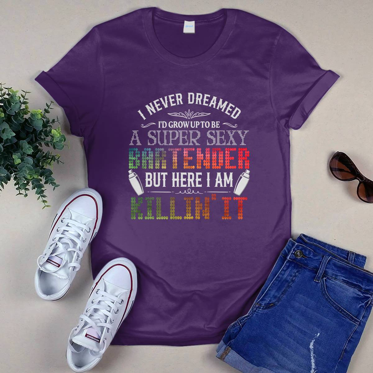 Awesome Bartender -T-Shirt-#F270924HERIM4FBARTZ4