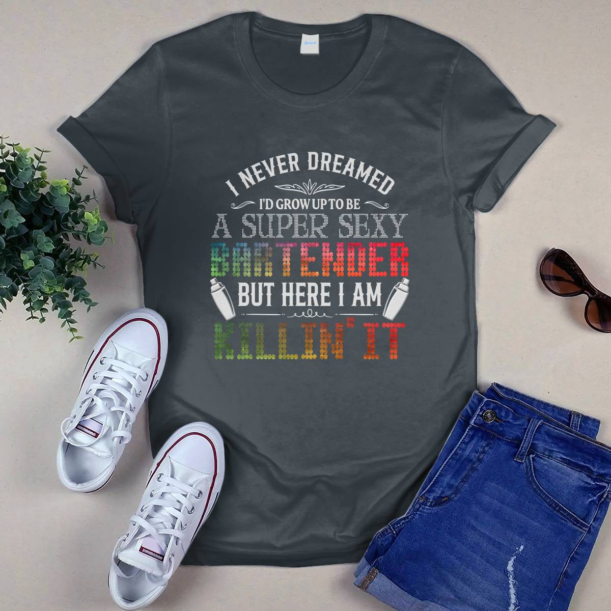 Awesome Bartender -T-Shirt-#F270924HERIM4FBARTZ4