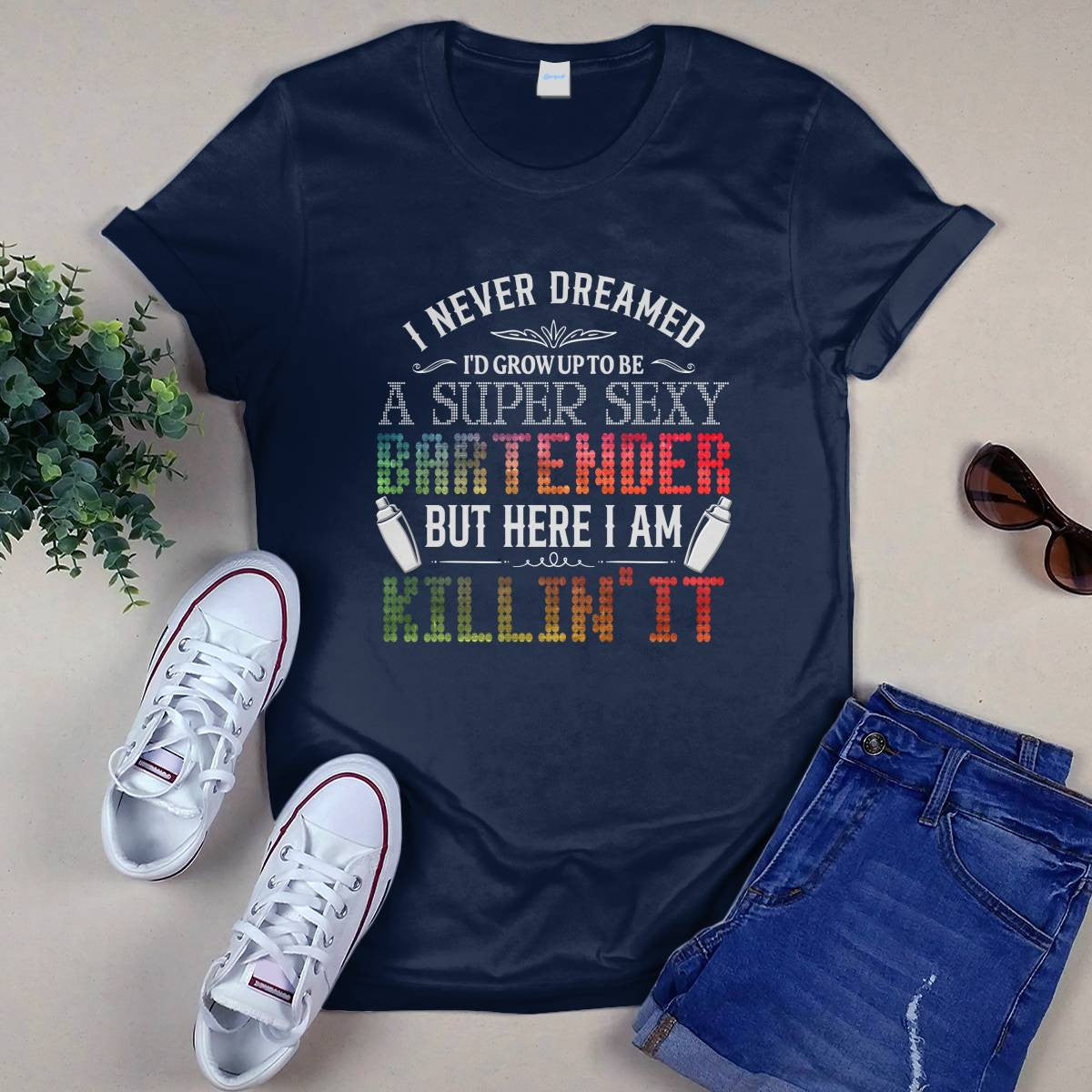 Awesome Bartender -T-Shirt-#F270924HERIM4FBARTZ4