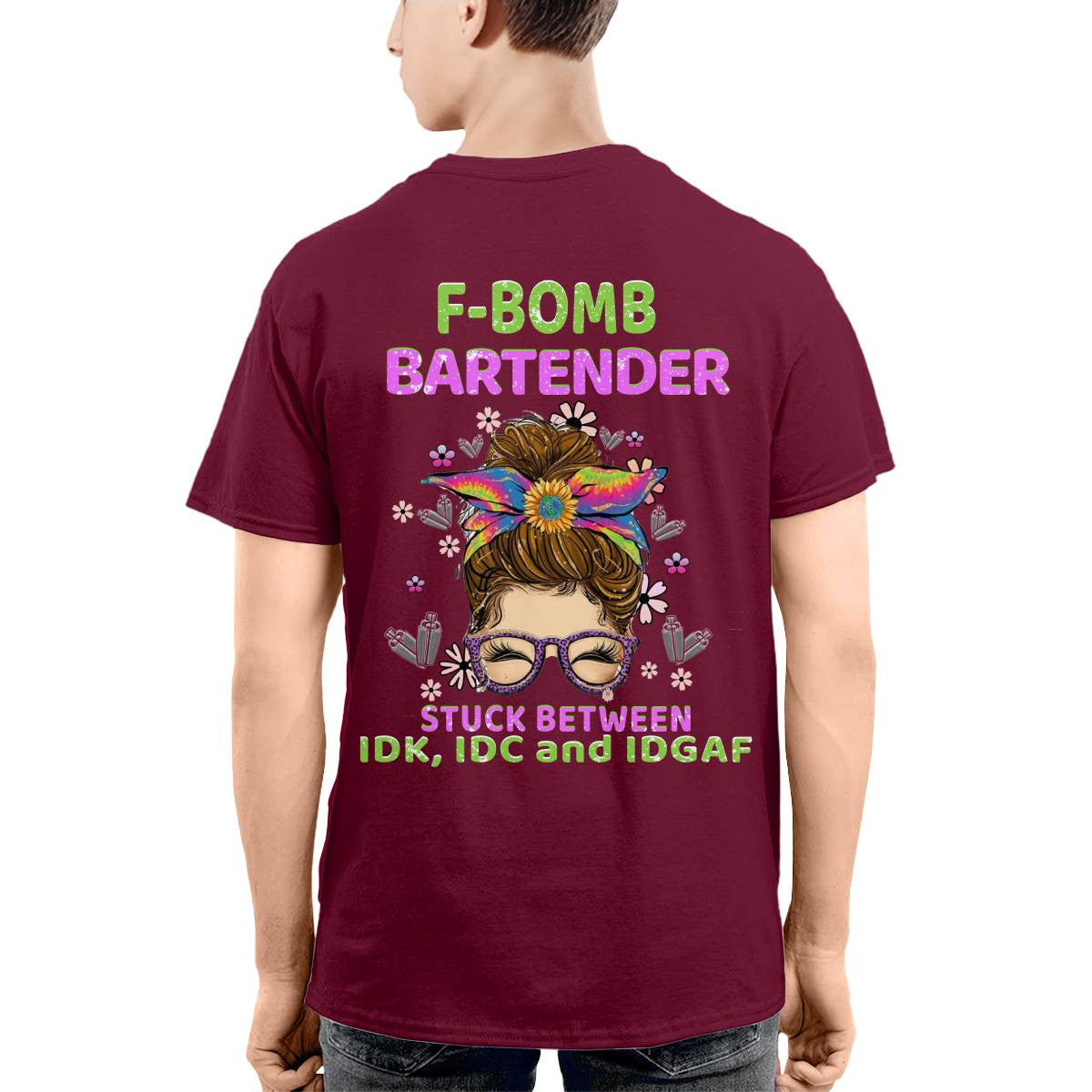 Awesome Bartender-T-shirt-#F310724FBOMB5BBARTZ4