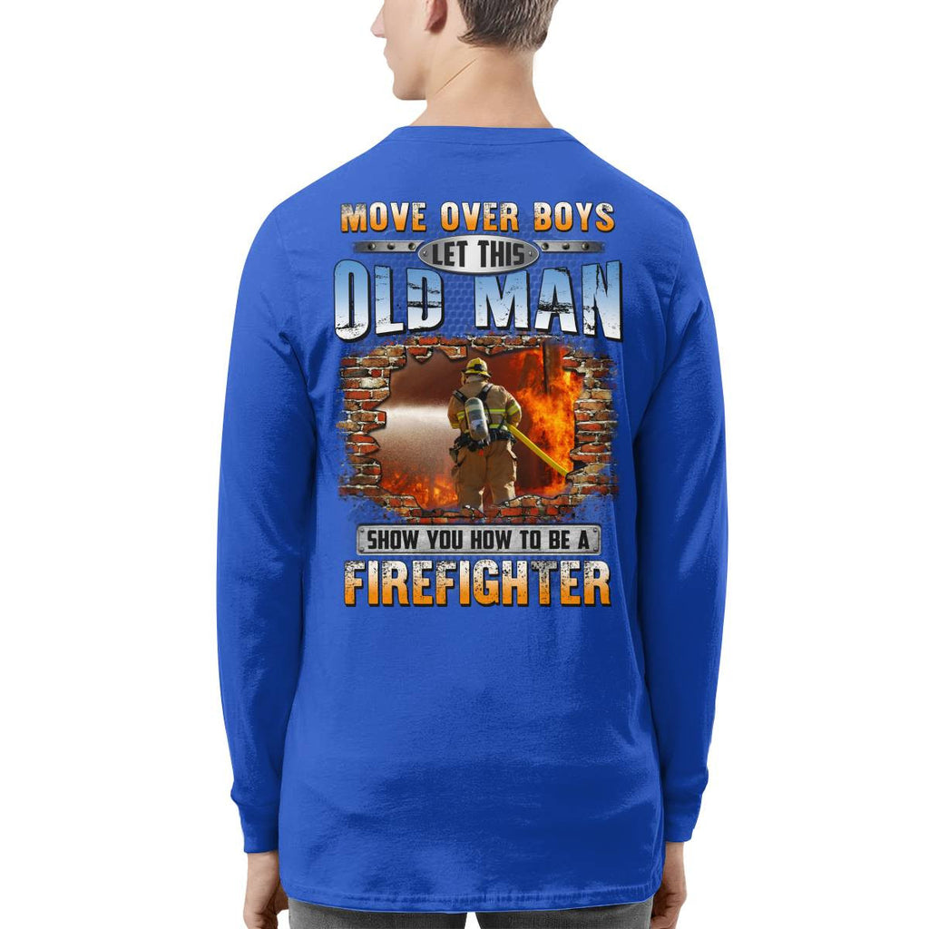 Awesome Firefighter-T-shirt - grunx260804-0151
