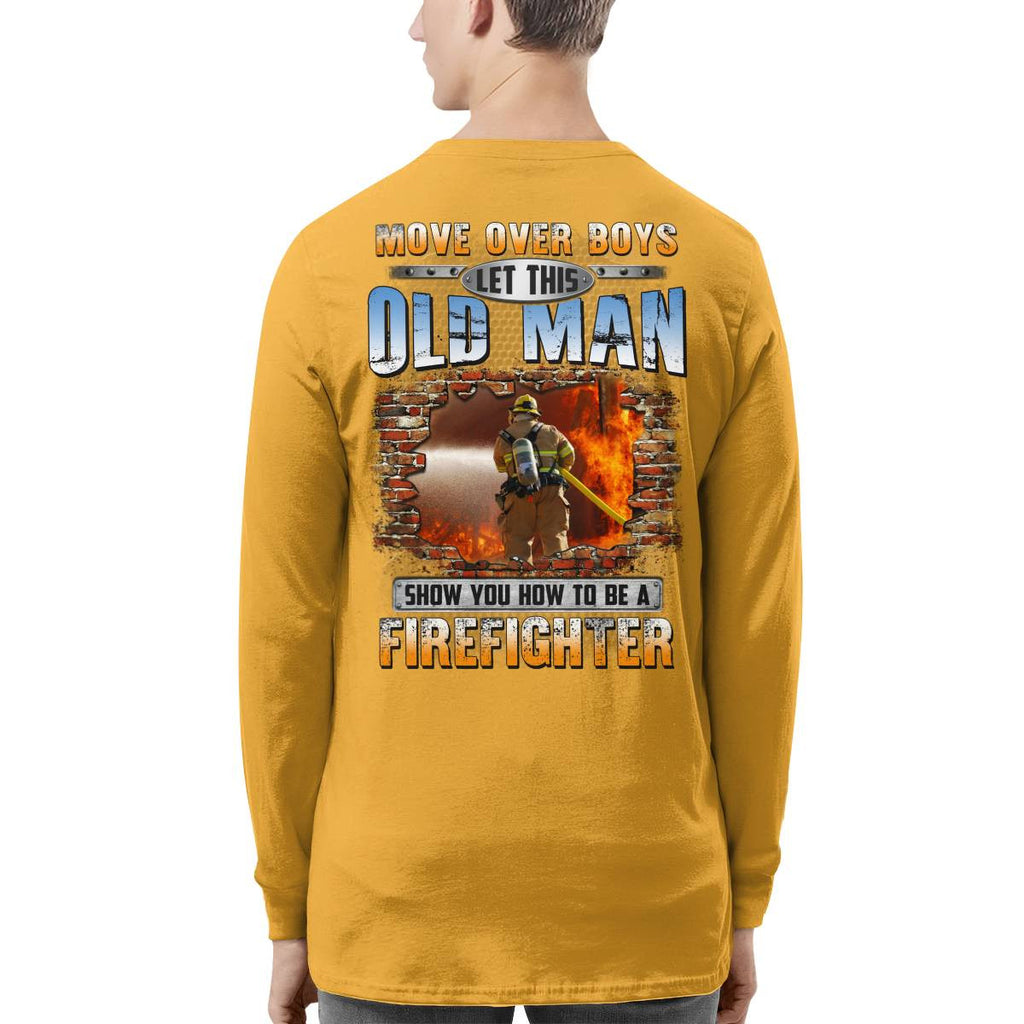 Awesome Firefighter-T-shirt - grunx260804-0151
