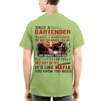 Awesome Bartender It's like mafia-T-shirt - grunx260804-0263