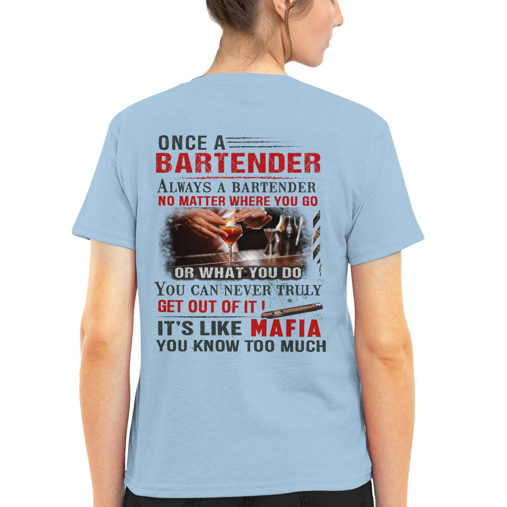 Awesome Bartender It's like mafia-T-shirt - grunx260804-0263
