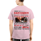 Awesome Bartender It's like mafia-T-shirt - grunx260804-0263
