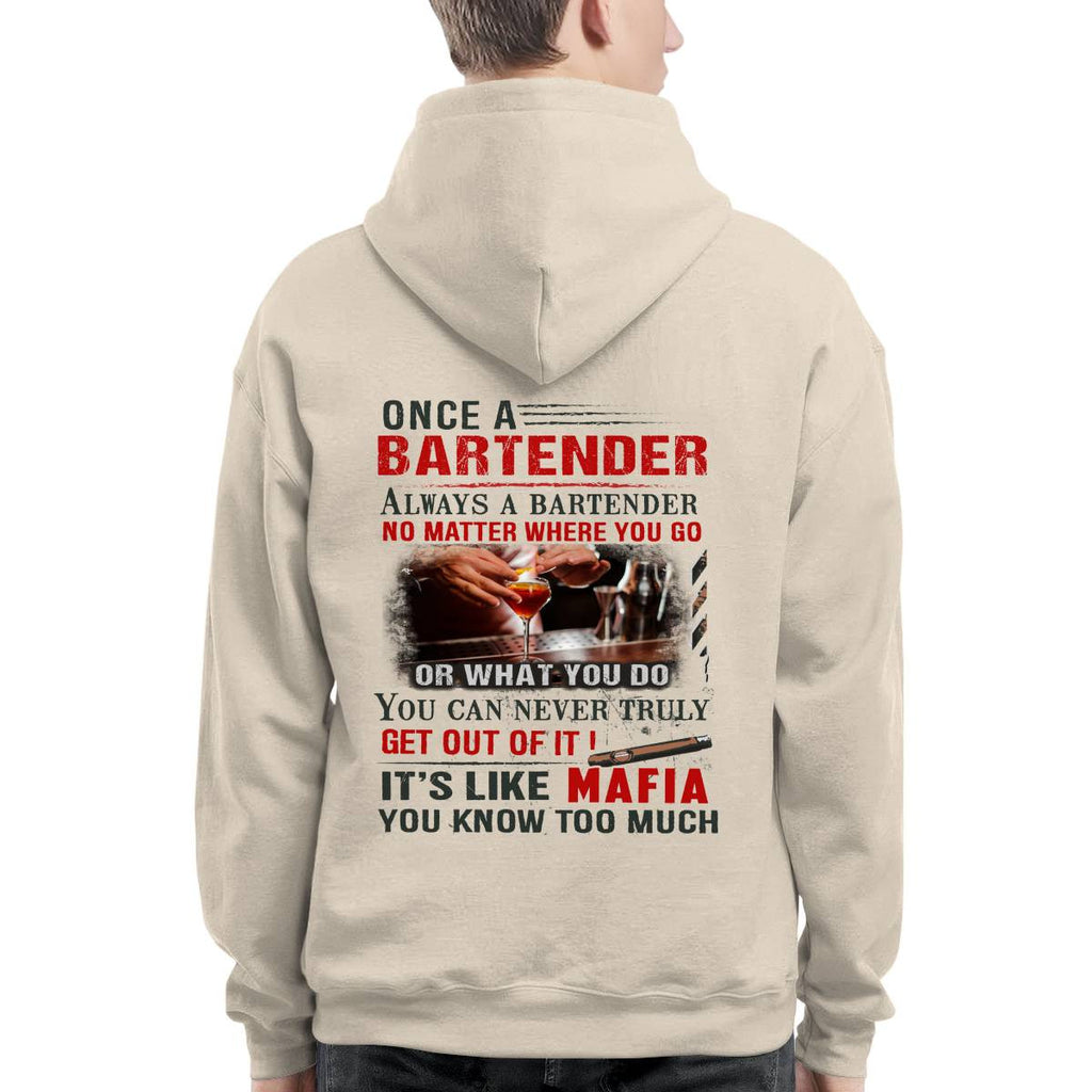 Awesome Bartender It's like mafia-T-shirt - grunx260804-0263