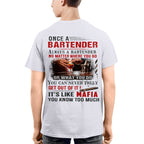 Awesome Bartender It's like mafia-T-shirt - grunx260804-0263