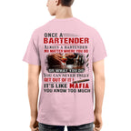Awesome Bartender It's like mafia-T-shirt - grunx260804-0263