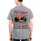 Awesome Bartender It's like mafia-T-shirt - grunx260804-0263