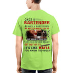 Awesome Bartender It's like mafia-T-shirt - grunx260804-0263