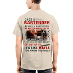 Awesome Bartender It's like mafia-T-shirt - grunx260804-0263