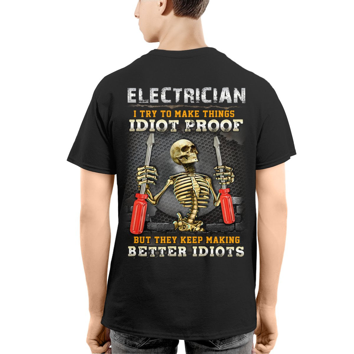 Awesome Electrician-Hoodie - grunx260804-0041
