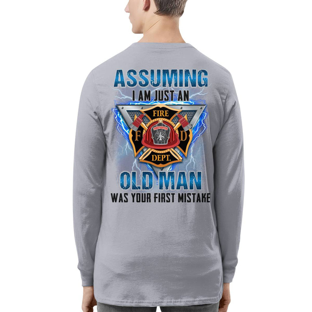 Awesome Firefighter-T-shirt - grunx260804-0148