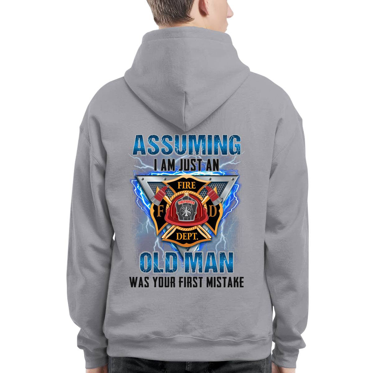Awesome Firefighter-T-shirt - grunx260804-0148