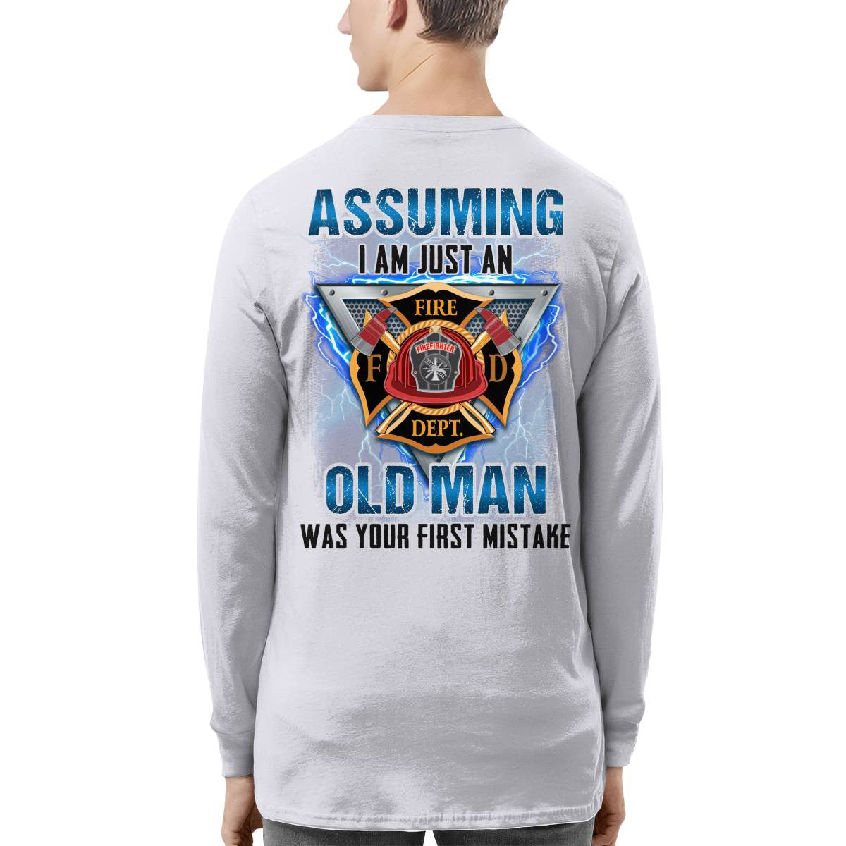 Awesome Firefighter-T-shirt - grunx260804-0148