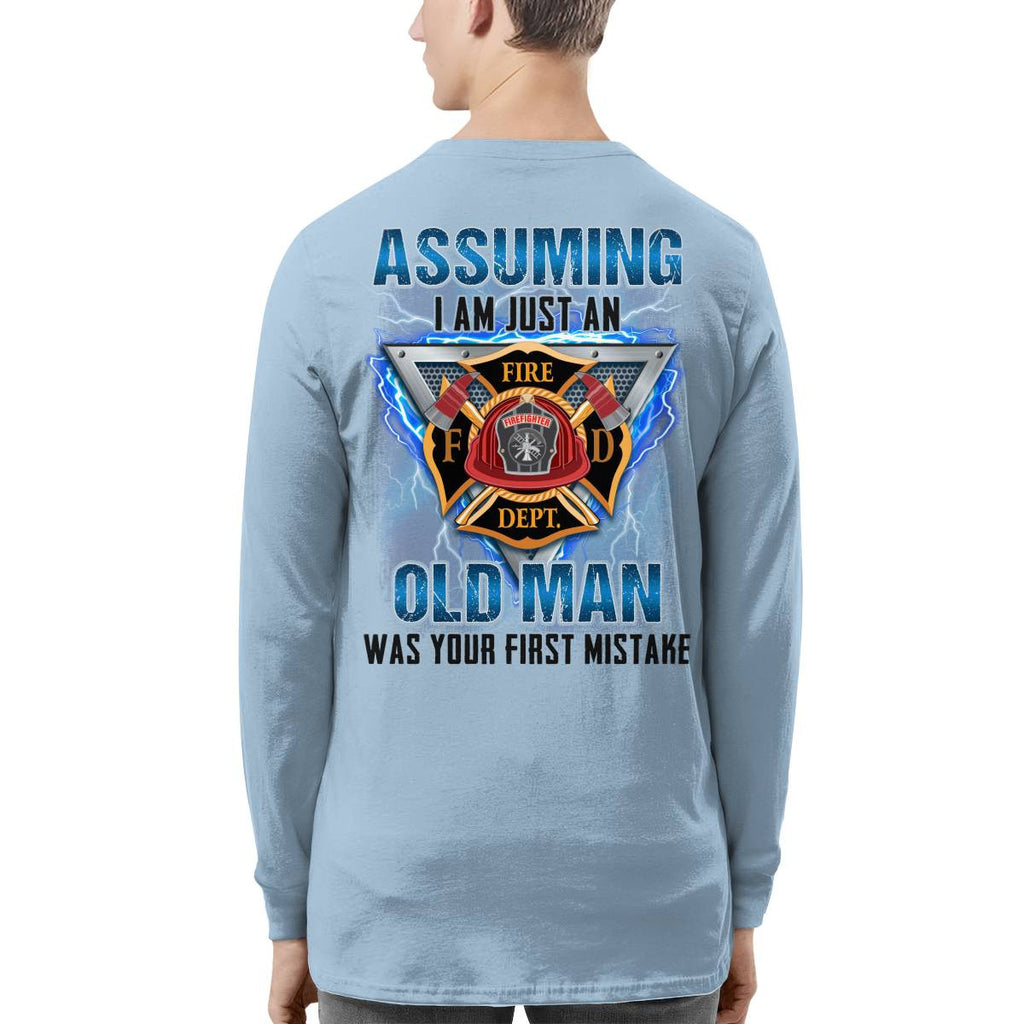 Awesome Firefighter-T-shirt - grunx260804-0148