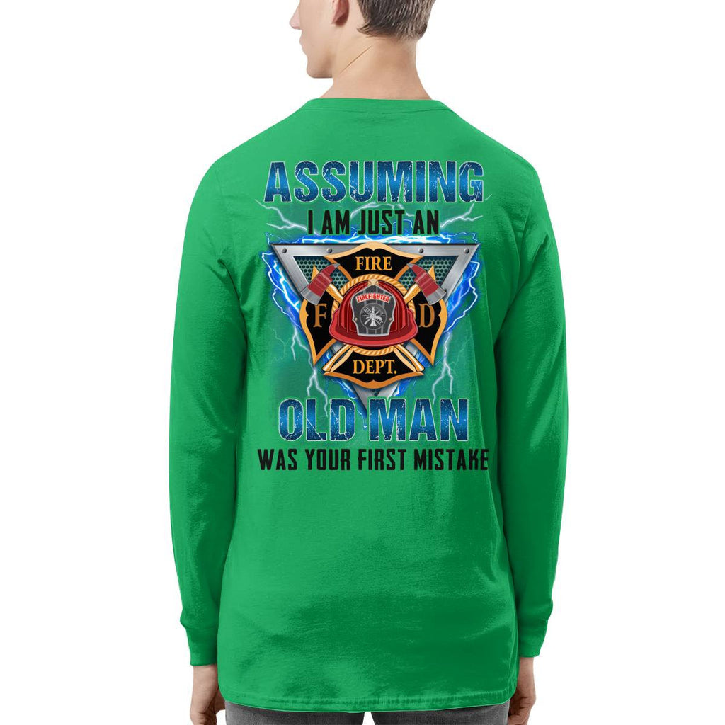 Awesome Firefighter-T-shirt - grunx260804-0148