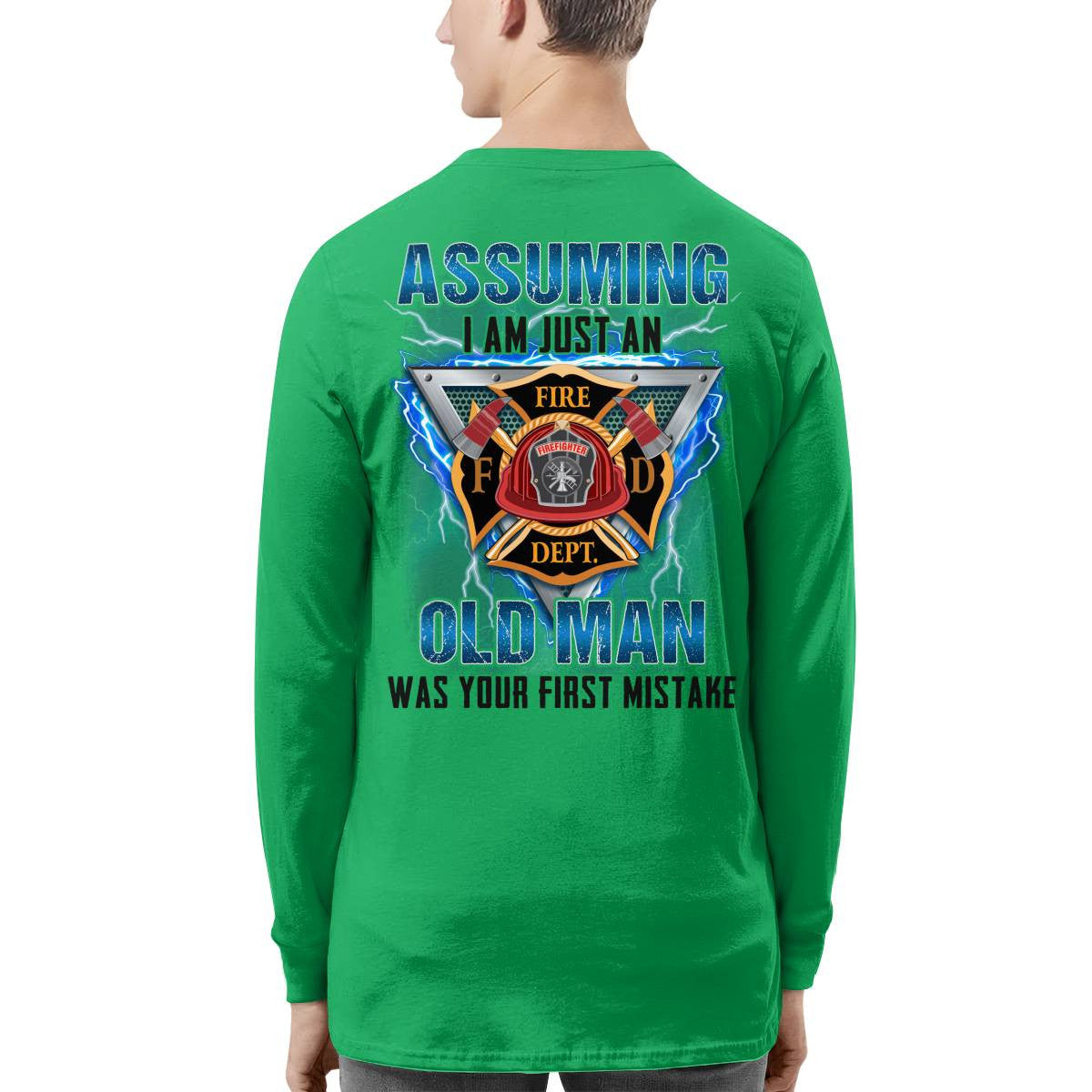 Awesome Firefighter-T-shirt - grunx260804-0148