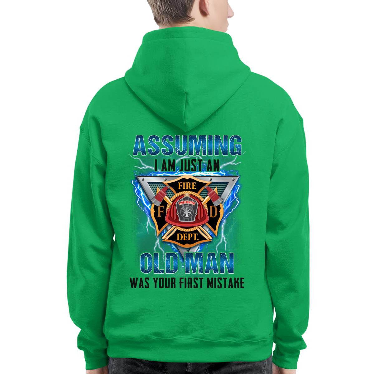 Awesome Firefighter-T-shirt - grunx260804-0148