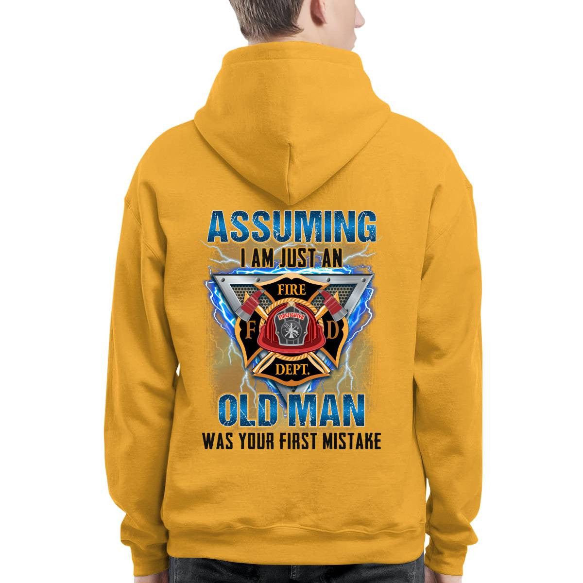 Awesome Firefighter-T-shirt - grunx260804-0148
