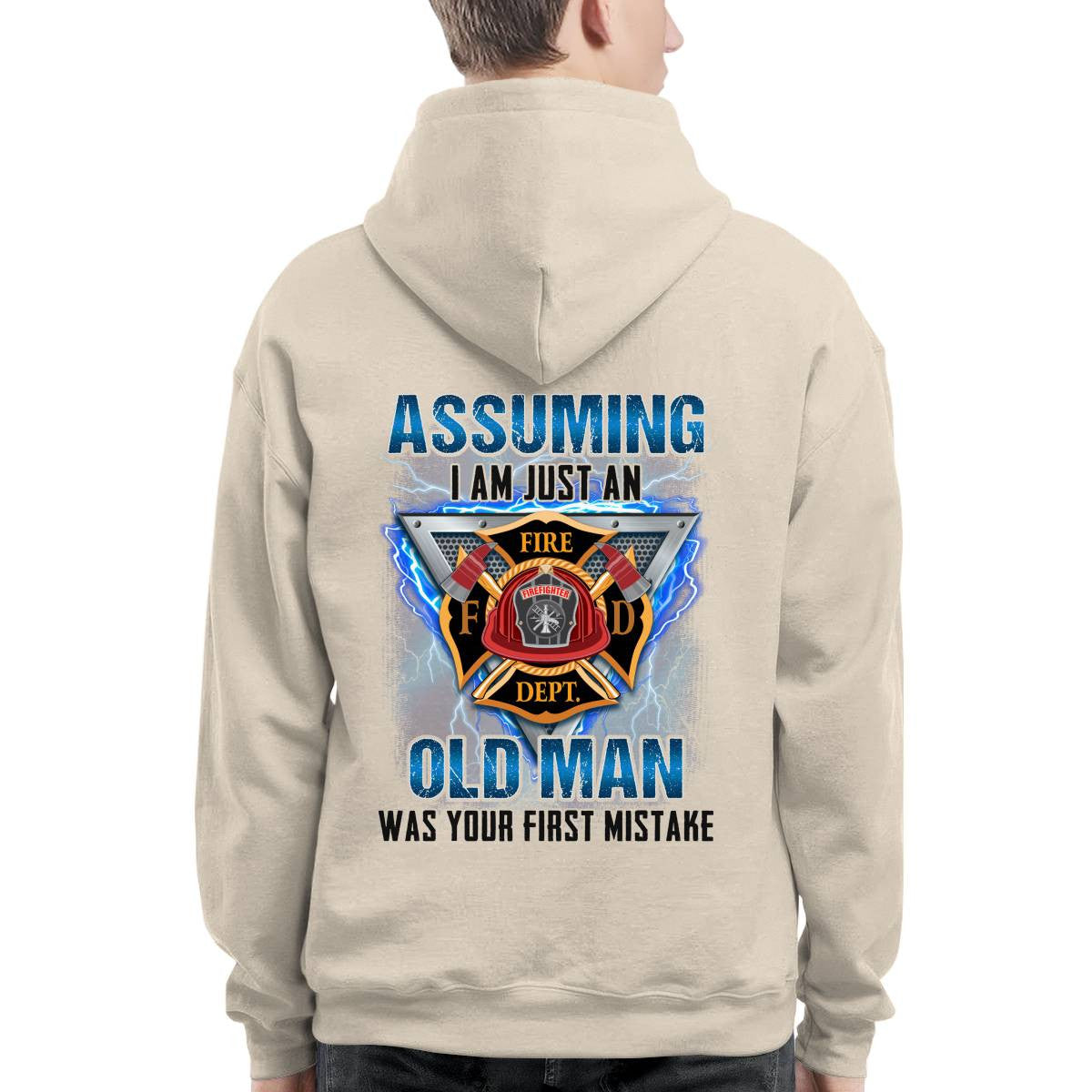 Awesome Firefighter-T-shirt - grunx260804-0148