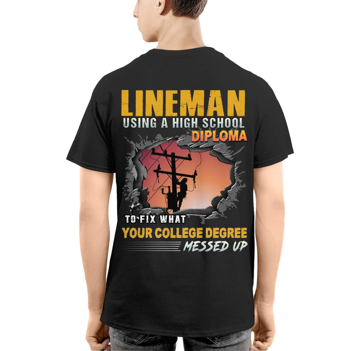 Awesome Lineman-Hoodie - grunx260804-0341