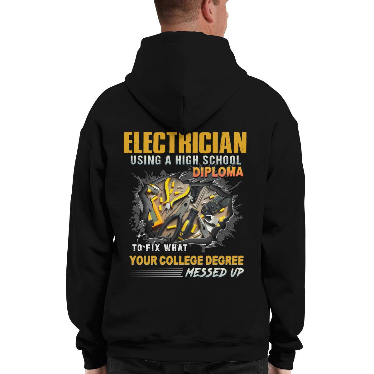 Awesome Electrician-Hoodie - grunx260804-0042