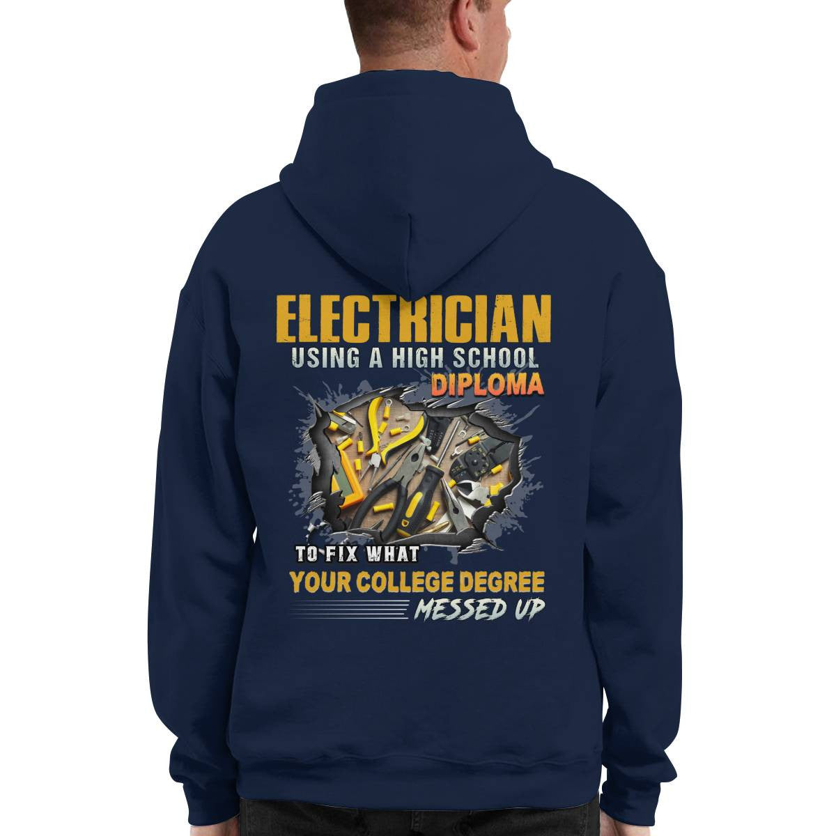 Awesome Electrician-Hoodie - grunx260804-0042
