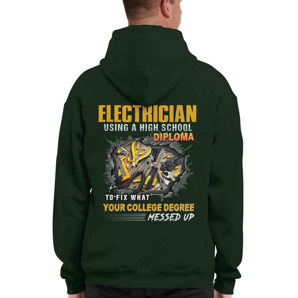 Awesome Electrician-Hoodie - grunx260804-0042