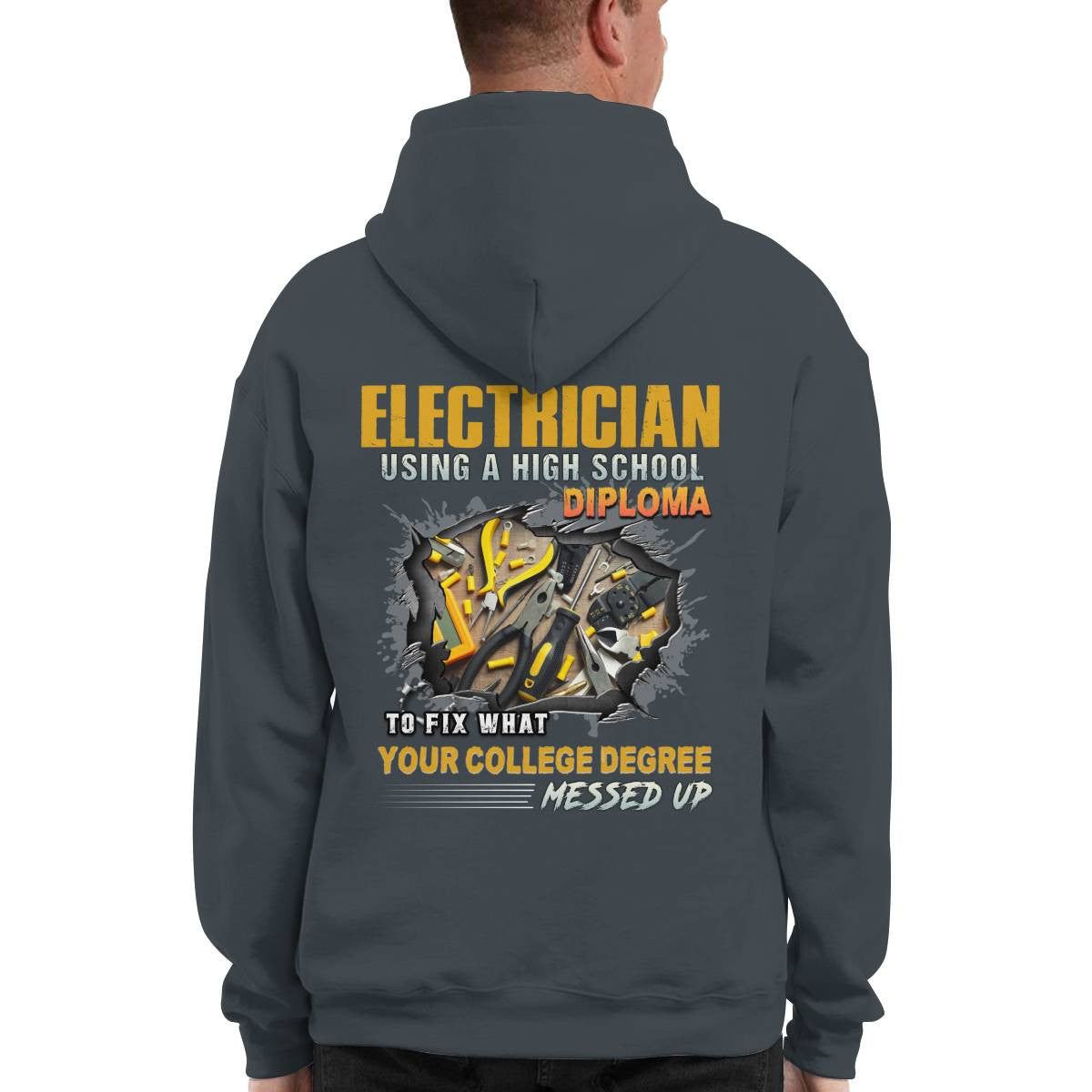 Awesome Electrician-Hoodie - grunx260804-0042