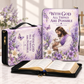 With God All Things Are Possible Bible Cover