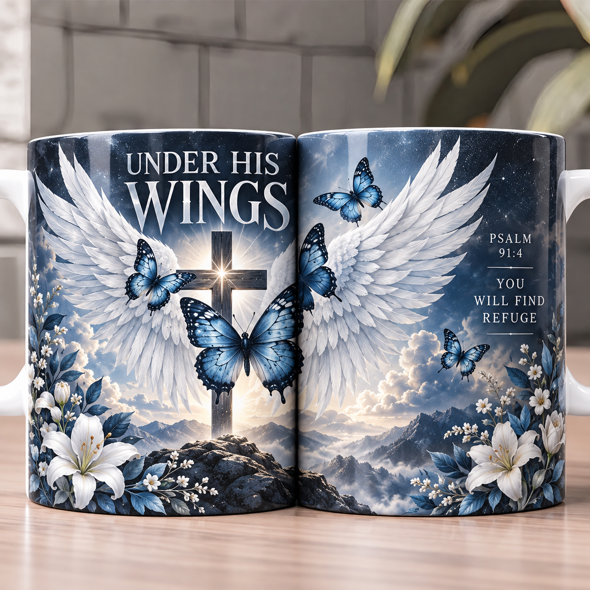 Under His Wings Coffee Mug