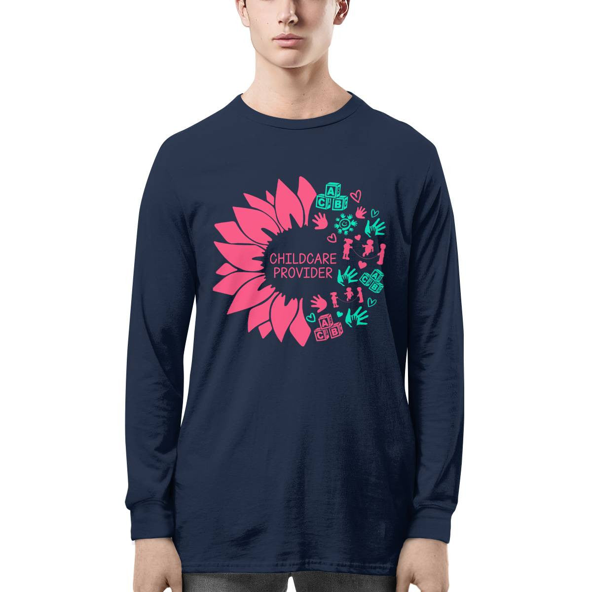 Awesome Childcare Provider-T-shirt-F210824SUFLOG9FCHPRZ4