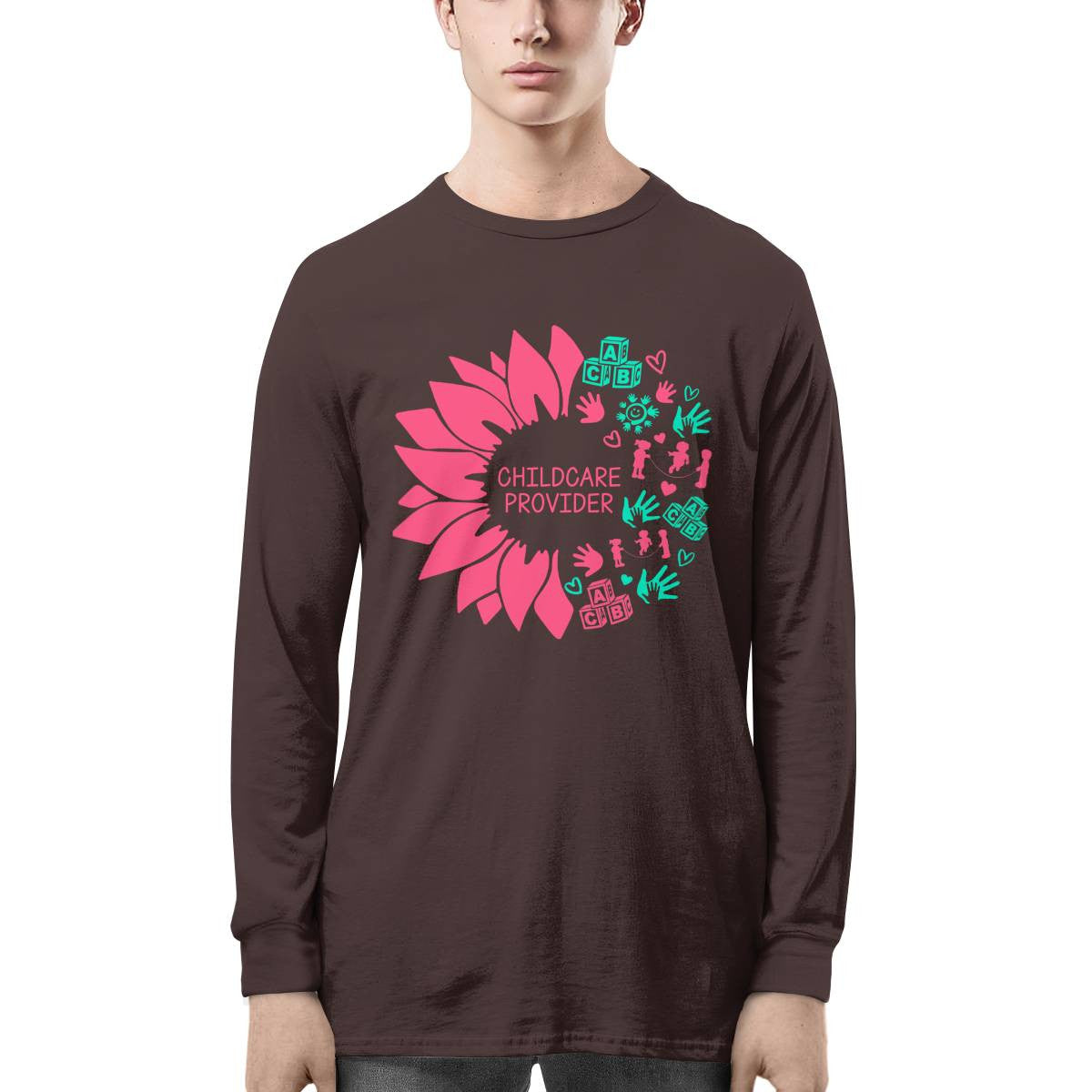 Awesome Childcare Provider-T-shirt-F210824SUFLOG9FCHPRZ4