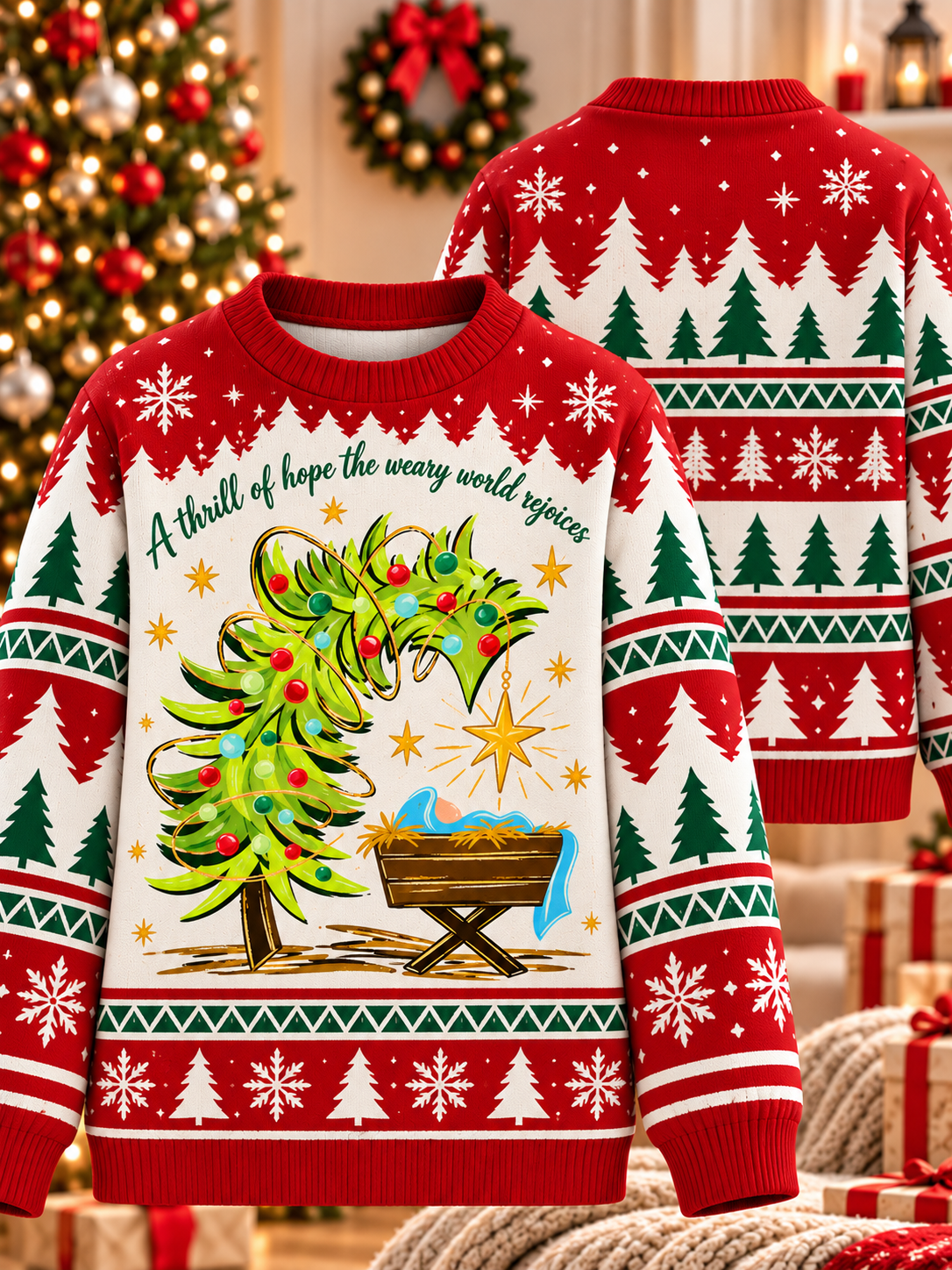 A Thrill Of Hope Ugly Sweater