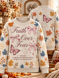 Faith Over Fear Ugly Sweater