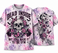 Dead Inside Skull Gym T-Shirt