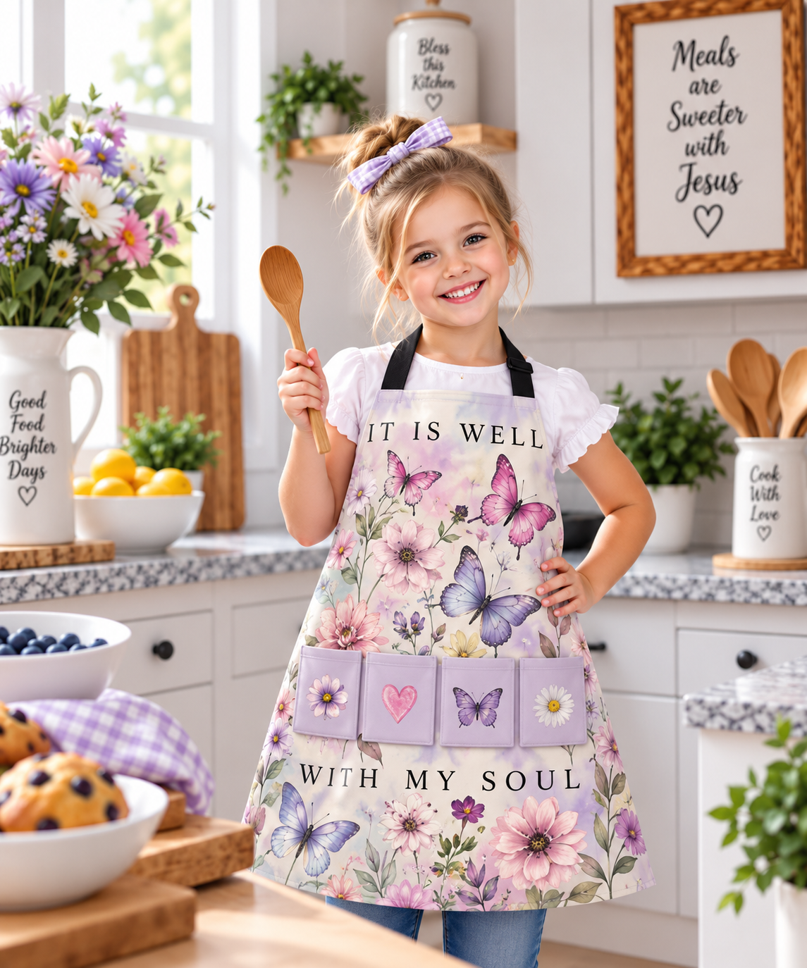 It Is Well With My Soul Kids Apron