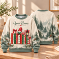 Personalized Winter Book Gnome Sweatshirt