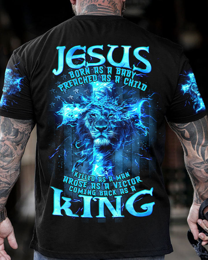 Coming Back As A King Lion Men's All Over Print Shirt - Trunx160963