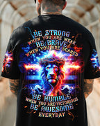 Be Strong When You Are Weak Lion Men's All Over Print Shirt - Trunx526130