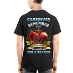 Awesome Caregiver Remember Gold -T-shirt-#F060824GODHS6BCAREZ4