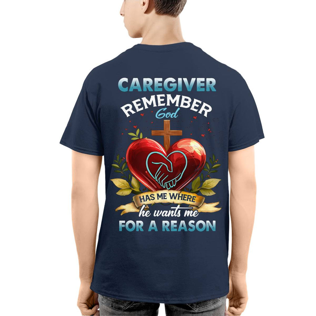 Awesome Caregiver Remember Gold -T-shirt-#F060824GODHS6BCAREZ4