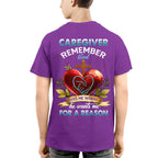 Awesome Caregiver Remember Gold -T-shirt-#F060824GODHS6BCAREZ4