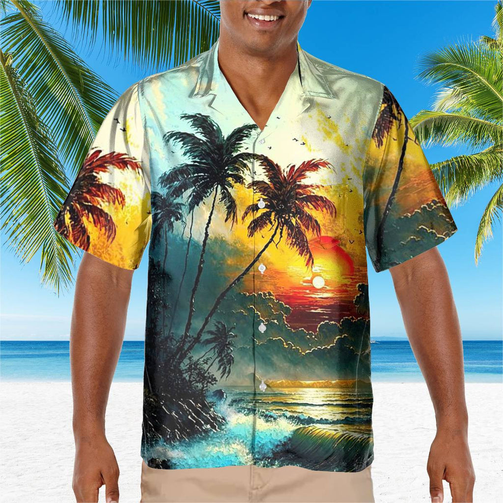 Awesome Ironworker - AOP Pocket Hawaiian Shirt - grunx260804-0287