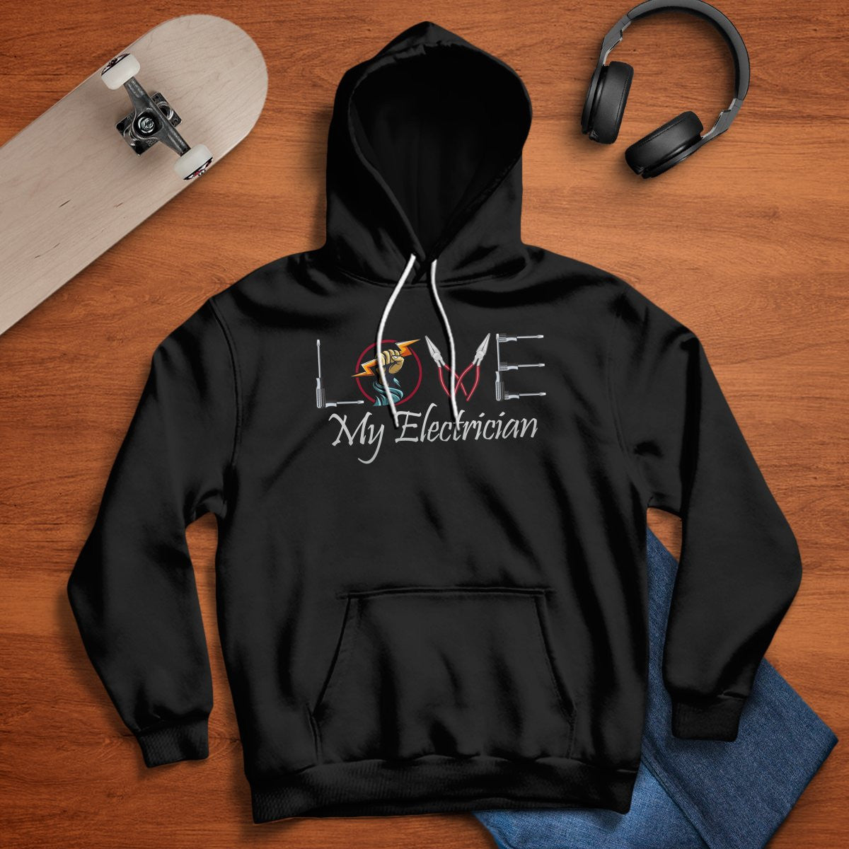 Awesome Electrician-Hoodie - grunx260804-0059